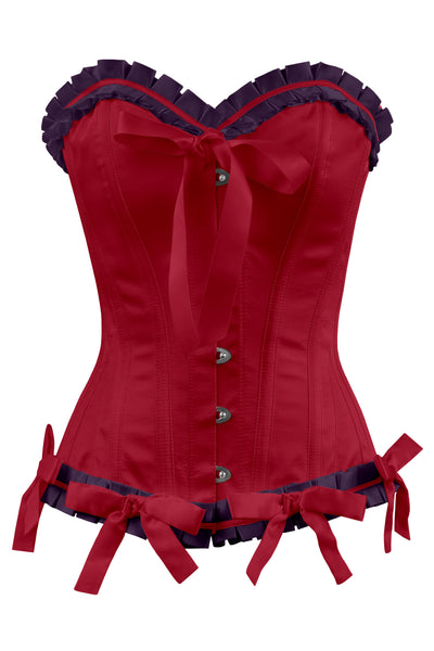 Gauff Burlesque Overbust Corset - Corsets Queen US-CA