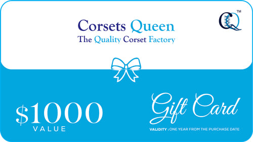 $1000 Gift Card - Corsets Queen US-CA $1000 Gift Card - Corsets Queen US-CA