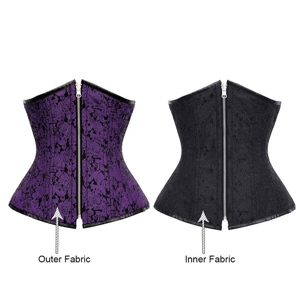 Alyna Reversible Waist Training Corset - Corsets Queen US-CA