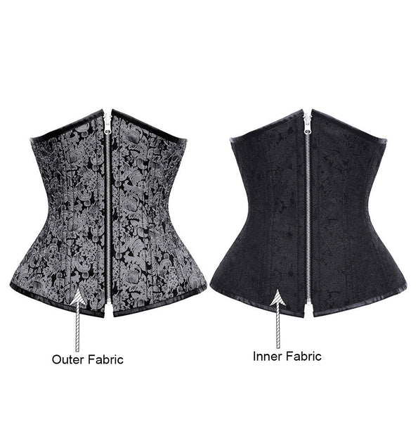 Alyson Reversible Waist Training Corset - Corsets Queen US-CA