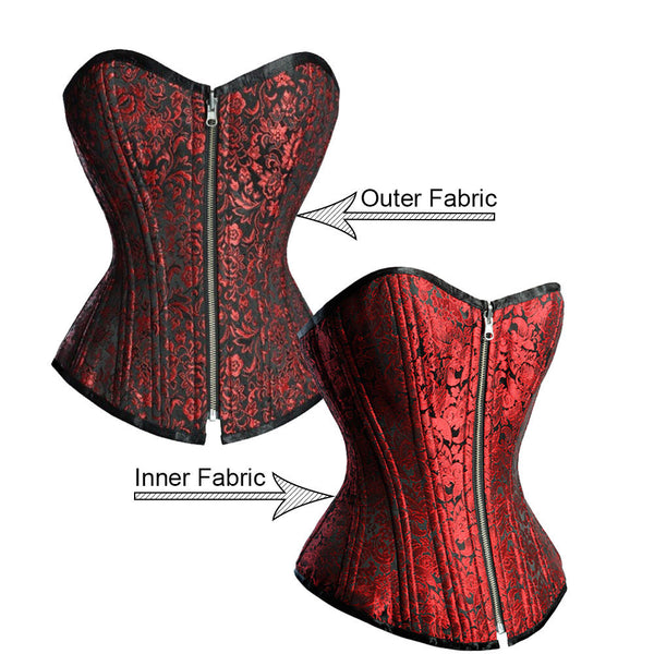 Edith Reversible Waist Training Corset - Corsets Queen US-CA