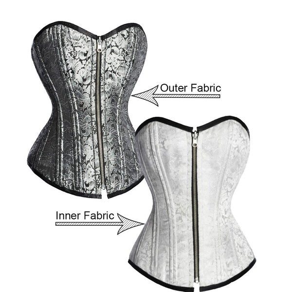 Eileen Reversible Waist Training Corset - Corsets Queen US-CA