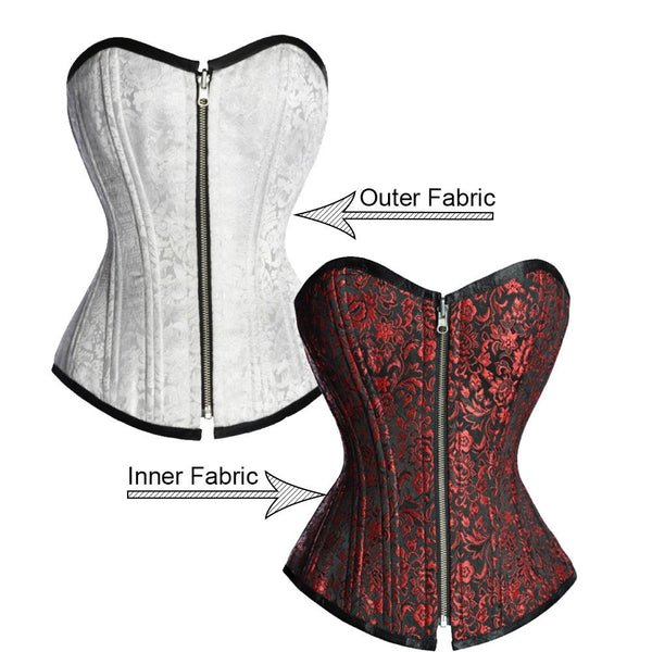 Elaina Reversible Waist Training Corset - Corsets Queen US-CA