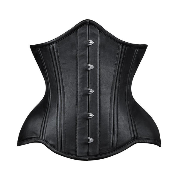 Rinnaa New Curvy Waist Trainer in Genuine Sheep Napa Leather - Corsets Queen US-CA