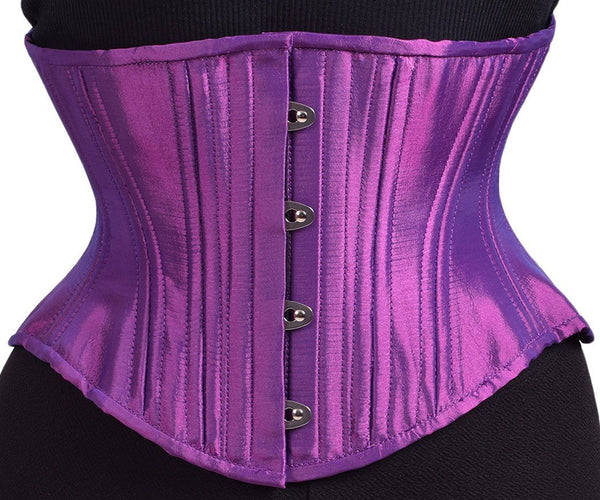 Gomes Magenta Sexy Underbust Waist Training Corset - Corsets Queen US-CA