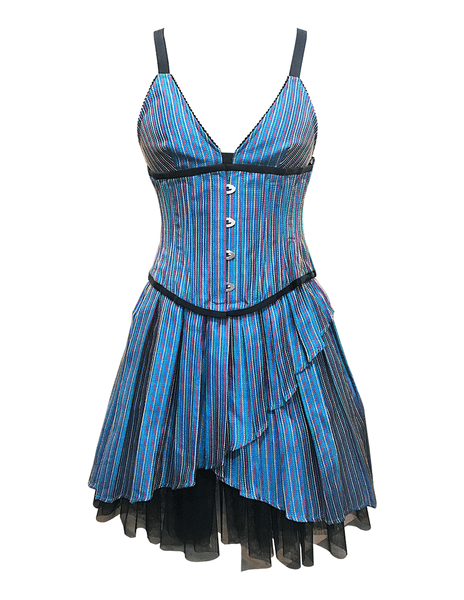 Cole Taffeta Underbust Corset - Corsets Queen US-CA