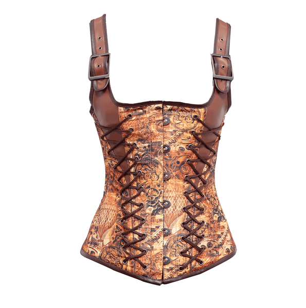 Gaynehal Steampunk Corset With Strap - Corsets Queen US-CA