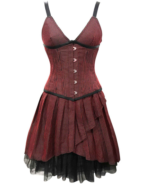 Ganley Taffeta Underbust Corset - Corsets Queen US-CA