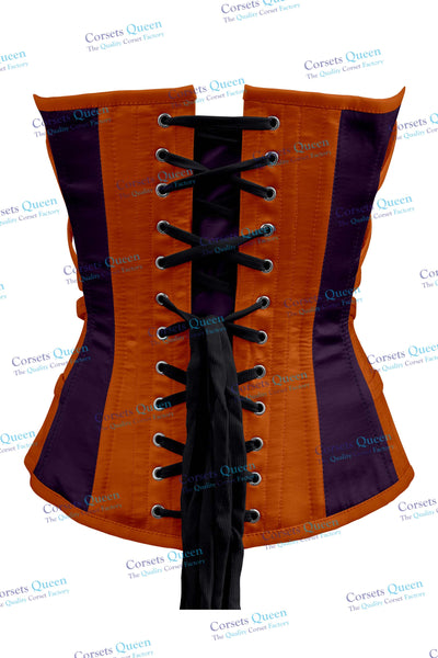 Zabellta Golden Satin Overbust Corset
