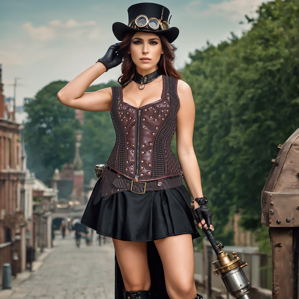 Dark Endeavors Corset  Corsets and bustiers, Steampunk corset