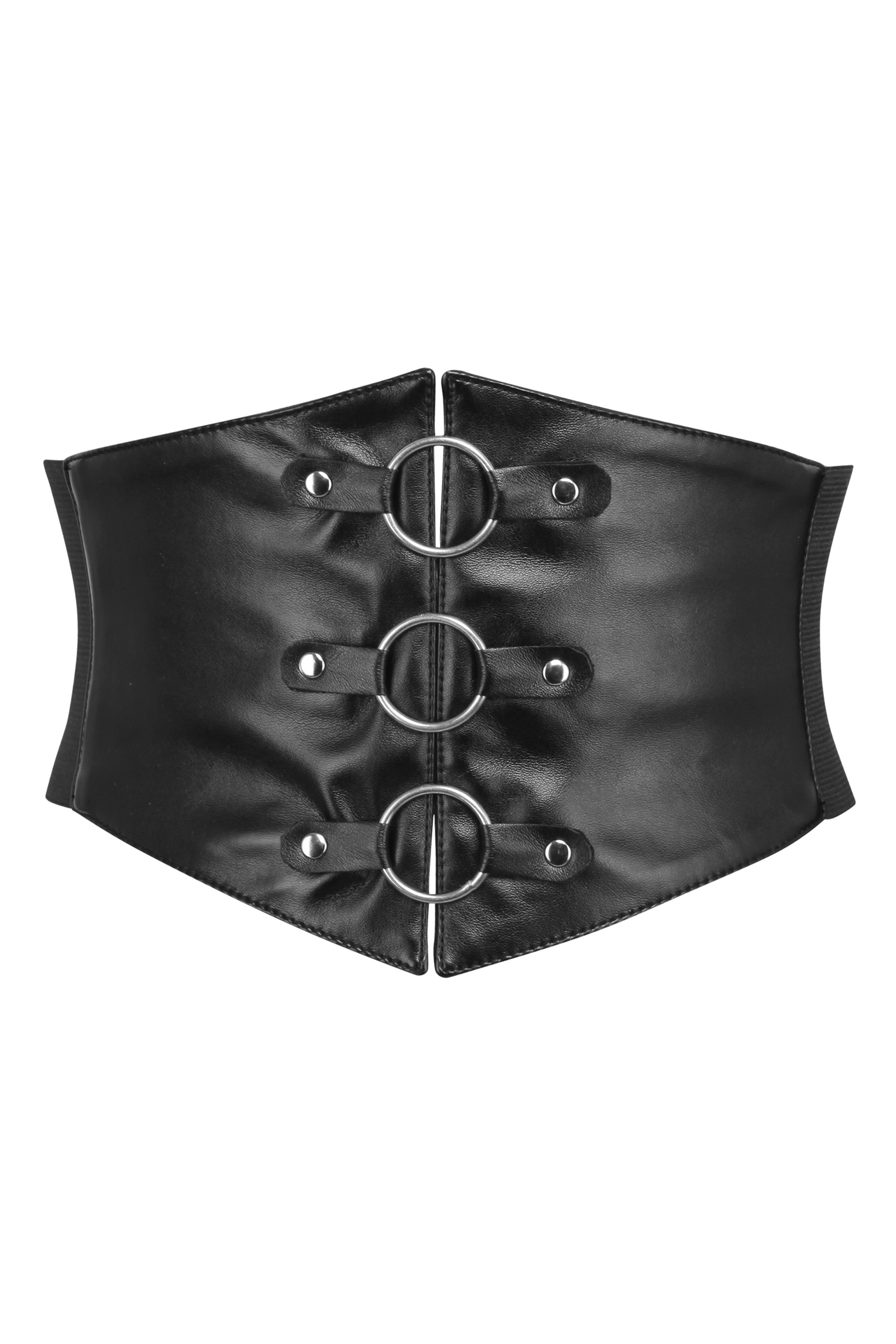 https://www.corsetsqueen.com/cdn/shop/files/Black_Faux_Leather_Corset_Belt_elastic_Back_Zipper_Opening_by_www.corsetsqueen.com_CQ-4369_f_2000x.jpg?v=1689928828