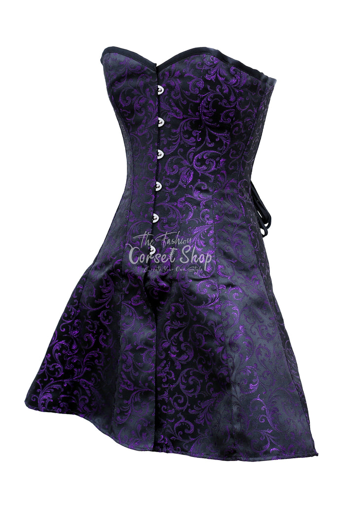 Ary Brocade Corset Dress- Brocade Corset Dress– Corsets Queen US-CA