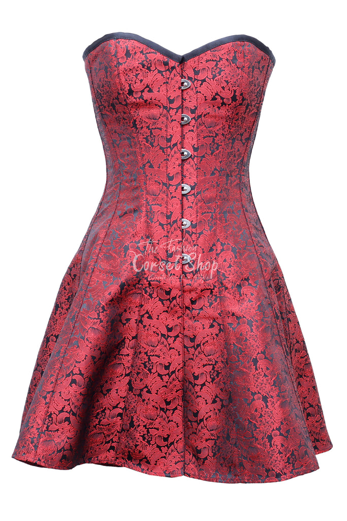 custom made corset dress Bespoke Corset Dress (Satin or Brocade)