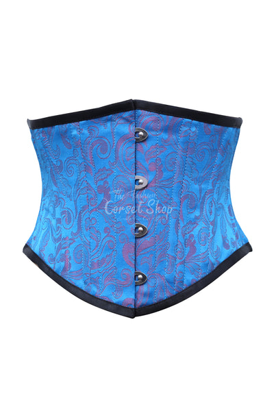 Livian Turquoise Red Sexy Underbust Waist Training Corset
