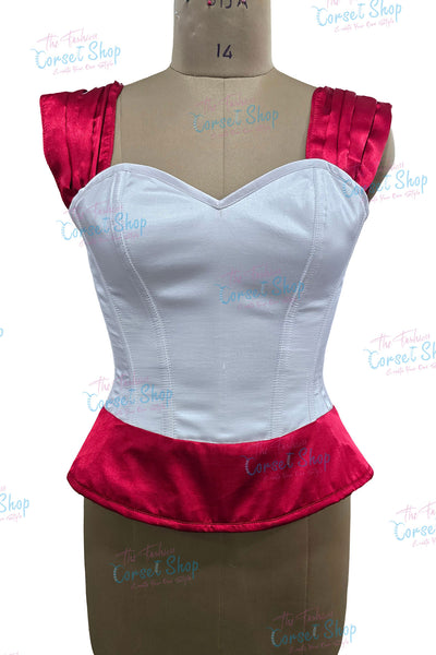 Svenja Satin Overbust Corset - Corsets Queen US-CA