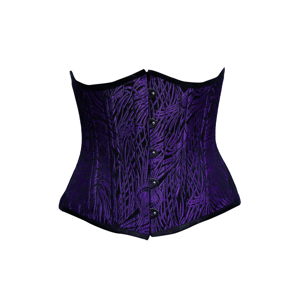 WT-UB PURPLE FEATHER (PEACOCK) - Corsets Queen US-CA