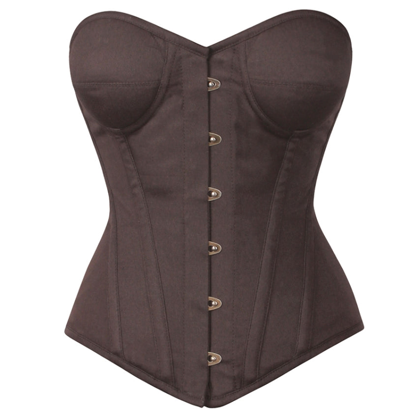 Tighthlacing Corset With Lace Cups, Heavy-duty Overbust Corset