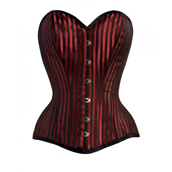 Salma Steel Boned Waist Taiming Corset With Hip Gores - Corsets Queen US-CA