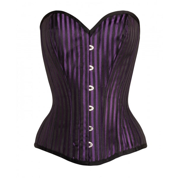 Sabrina Steel Boned Waist Taiming Corset With Hip Gores - Corsets Queen US-CA