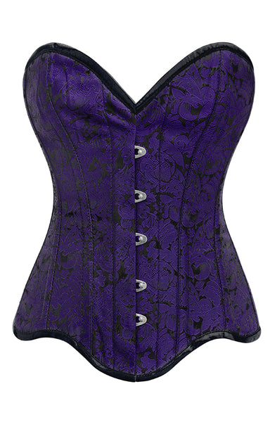 Gerd Brocade Overbust Corset - Corsets Queen US-CA