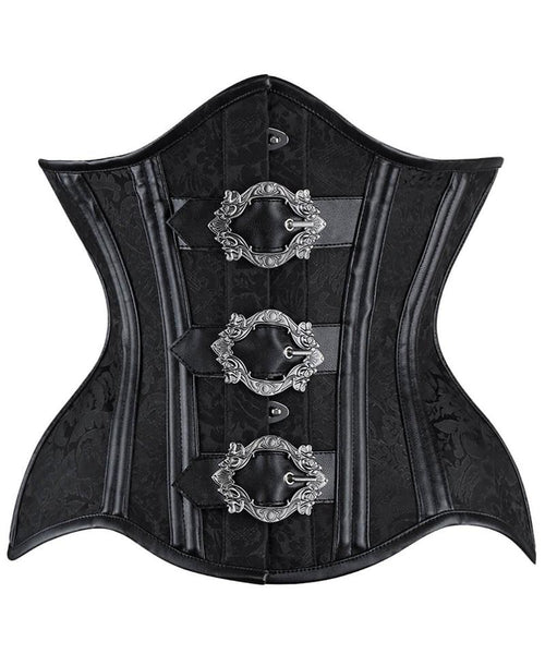 Anelka New Curvy Waist Trainer with Buckle at Front - Corsets Queen US-CA