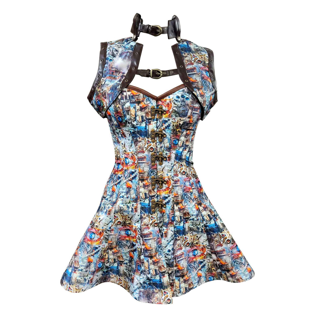 steampunk cocktail dress Women's Steampunk Sequin Dress Steampunk Outfit