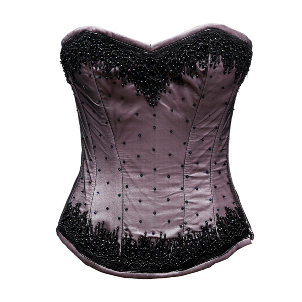 Zil Embroidery Overbust Corset - Corsets Queen US-CA