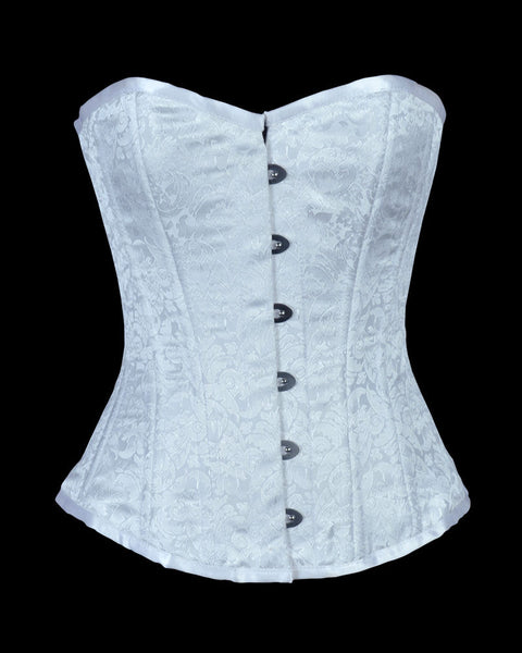 WT-OB WHITE BRO-100 - Corsets Queen US-CA